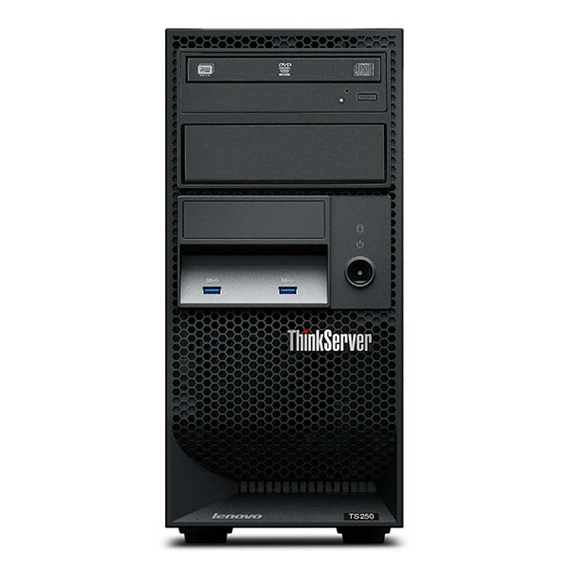 联想(Lenovo)ThinkServer TS250 服务器(I7-6700 2*8G 2*4T)