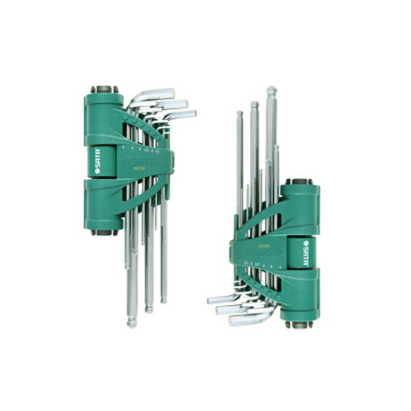 世达(SATA) 9件增力型特长球头内六角扳手组套 9124 货期5-10天