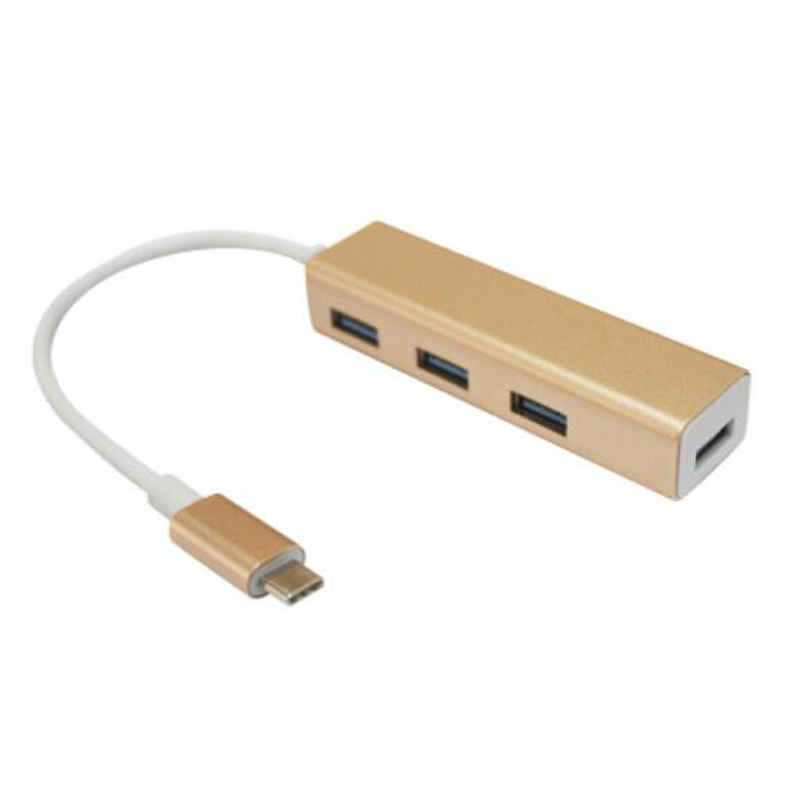 酷比客(L-CUBIC) USB Type-c转USB3.0 HUB*4口 不带充电功能 LCCPU3H4(单位:根)