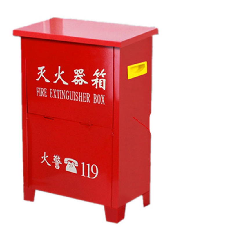 灭火器箱4kg5KG8KG 商用仓库办公室家居汽车干粉不绣钢灭火箱 4kg可放/4只装箱(空箱)