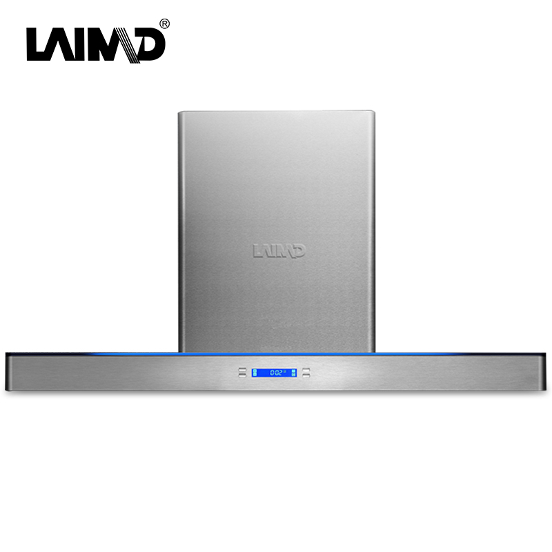 德国莱梅德(LAIMD)CXW-9012 油烟机欧式T型烟机 不锈钢吸油烟机 17立方吸力油烟机 按键式油烟机 延时除烟
