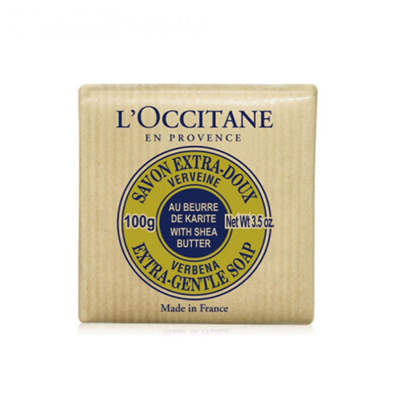 欧舒丹(L'OCCITANE)乳木果马鞭草味洁肤皂 100g 滋润 身体皂 清洁