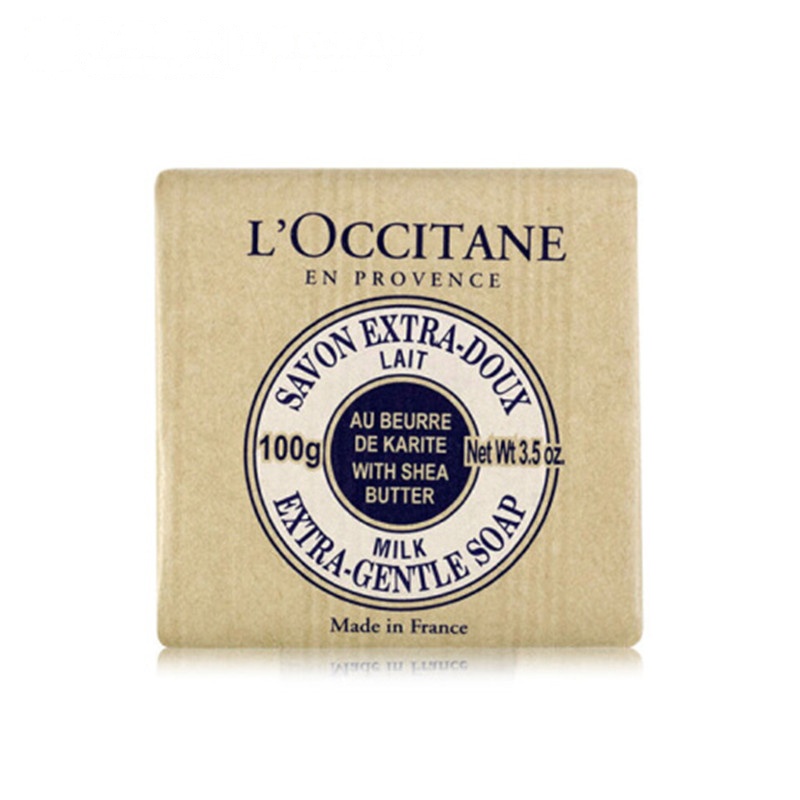 欧舒丹(L'OCCITANE)乳木果牛奶味洁肤皂 100g 滋润 身体皂 清洁