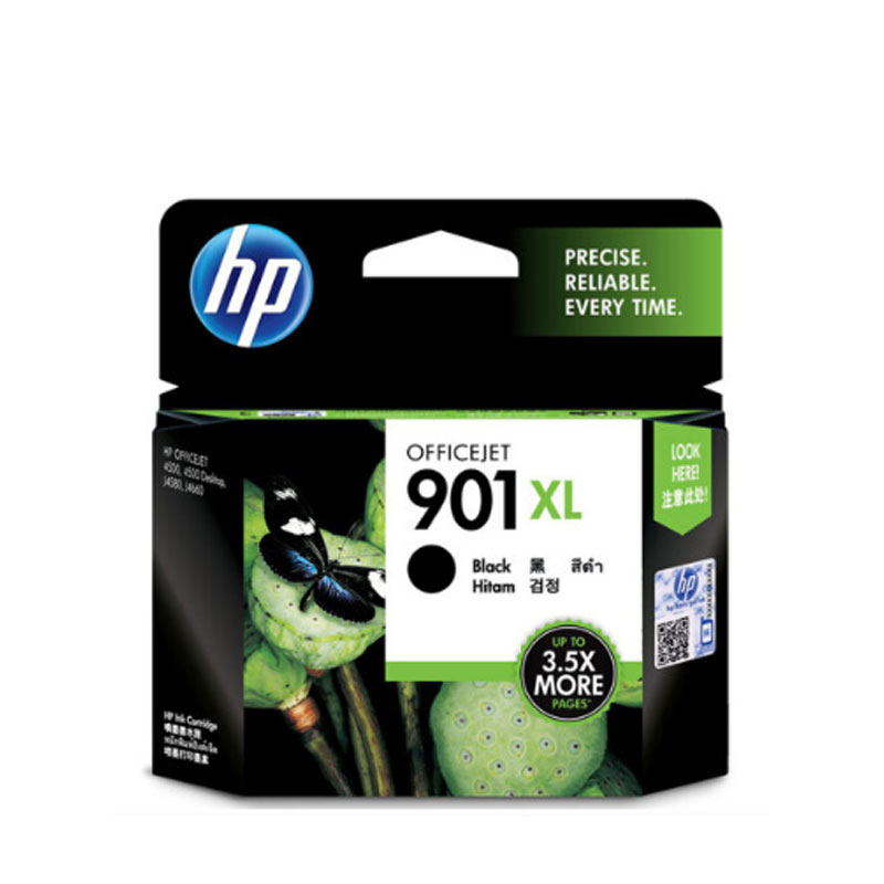 [精选]惠普(HP)CC654AA 901XL黑色超高容量墨盒适用HP J4580 J4660 4500