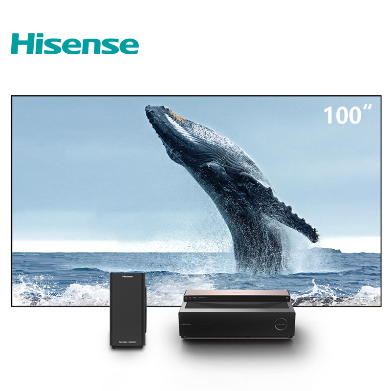 海信(Hisense)电视 100L6 100英寸 激光电视 4K超高清 智能语音 家庭智能生活 哈曼卡顿音响
