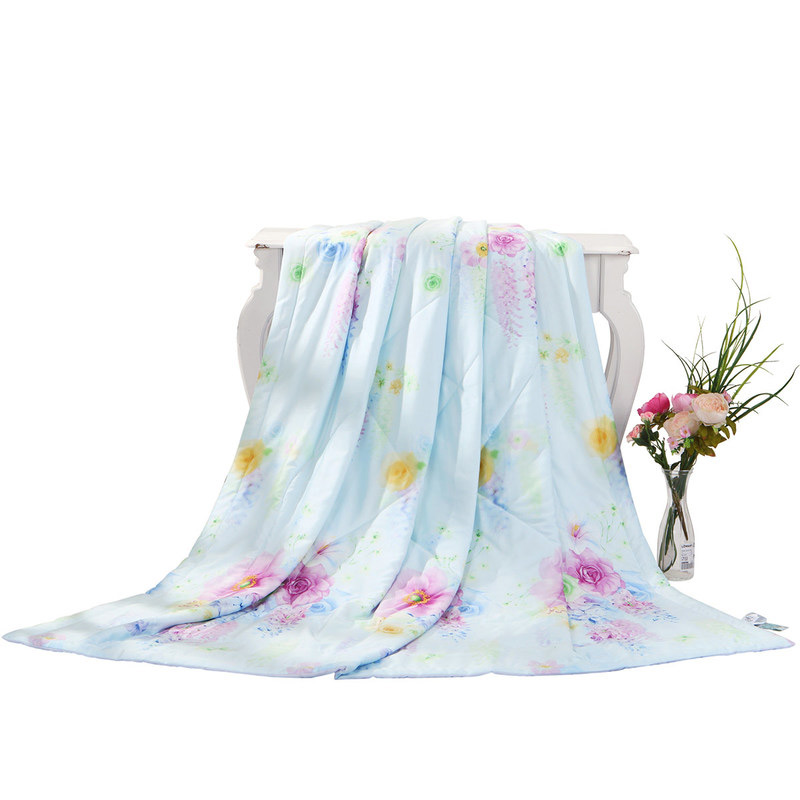 水星家纺MERCURY天丝夏被薄被芯花朵/草/叶子双人空调被学生宿舍夏凉被拉菲之夏纤维被子其他