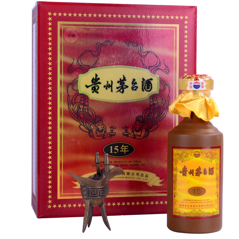 茅台 十五年 53度 500ml单瓶礼盒装(2006-2008年)