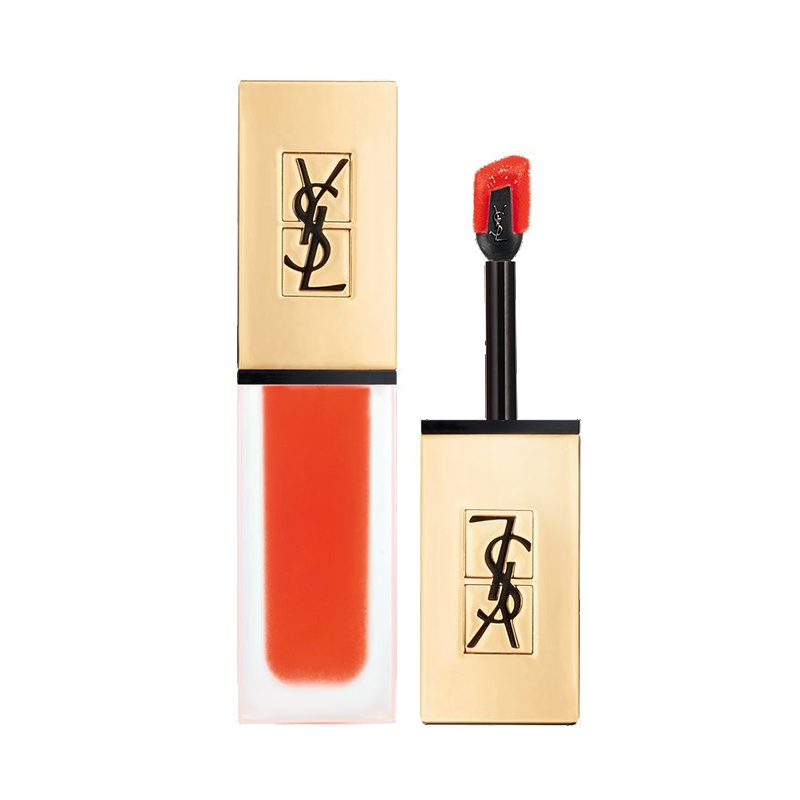 圣罗兰(YSL)纯色染唇液 6ml 17#珊瑚色 哑光唇釉 方管唇蜜 滋润保湿