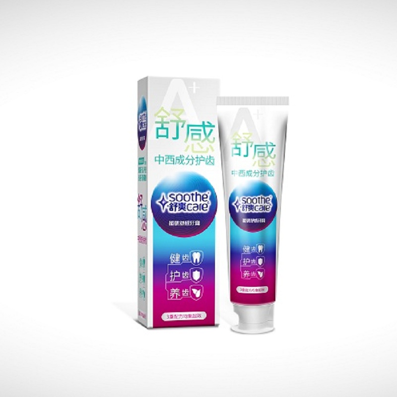 舒爽(soothe care) 能优舒感 牙膏(清新薄荷香型)120g (单位:支)