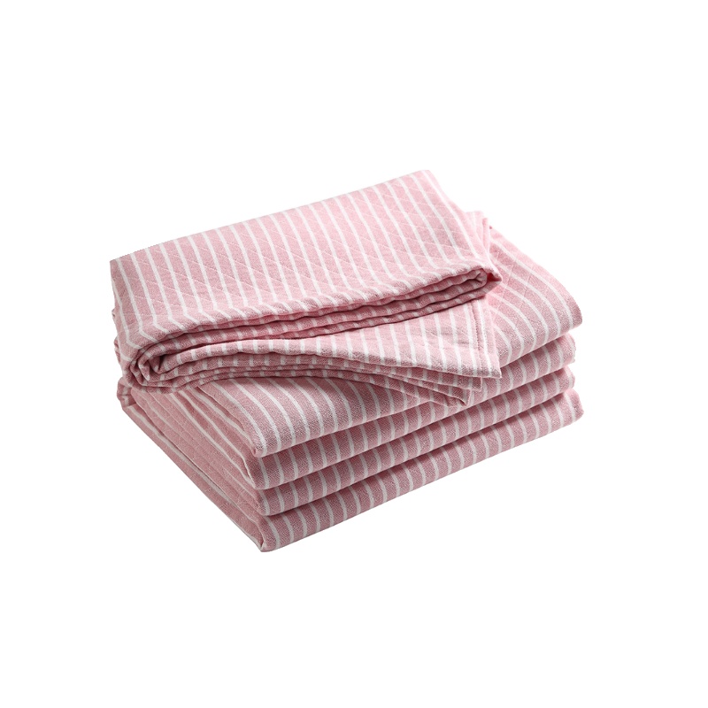 馨牌 A类安全标准纯棉多功能可水洗全棉毛巾被 盖被 毯子 垫被 床垫 条纹 其它 200*230CM 粉色、蓝灰色、灰绿