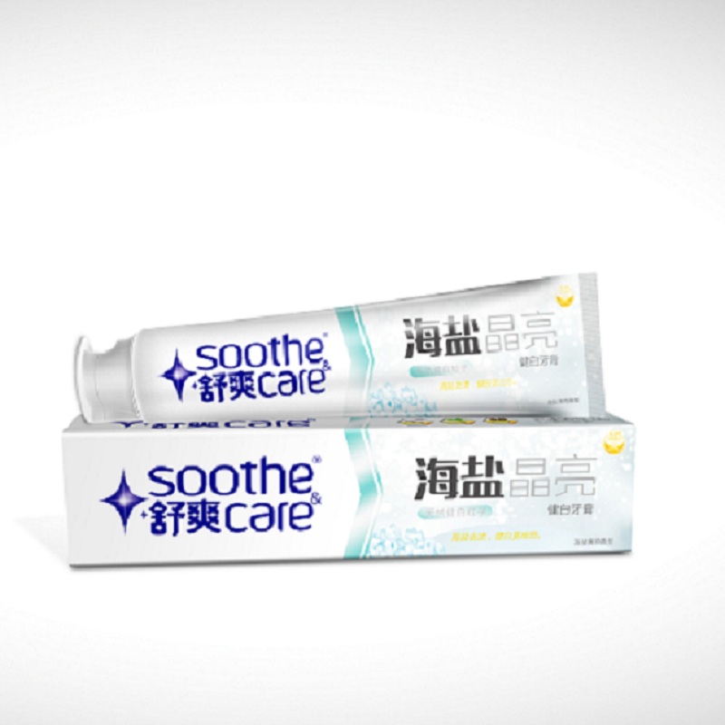 舒爽(soothe care) 海盐晶亮健白 牙膏(海盐薄荷香型)185g (单位:支)