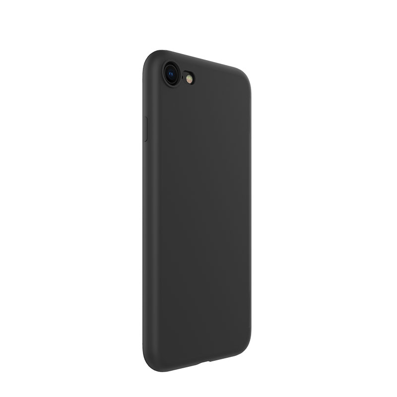 TGVI'S iphone7/8液态硅胶手机壳 防摔轻薄全包透气 iphone7/8保护套 黑色