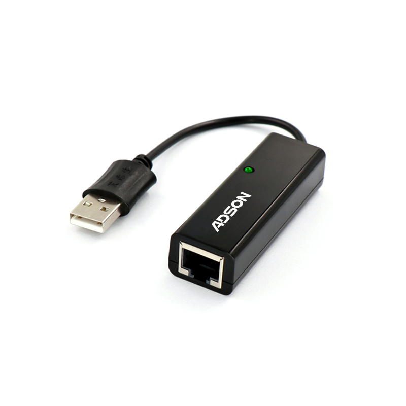 ADSON艾德生USB2.0有线百兆网卡USB转RJ45网线转换 USB转网口带驱动