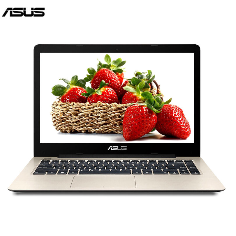 华硕(ASUS) A480UR7200 14英寸轻薄笔记本电脑( i5-7200U 4G 128GB 2G独显 金色)