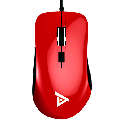 钛度(Taidu)TSG301F 电竞者标准版 镜面外壳 RGB游戏鼠标 亮红