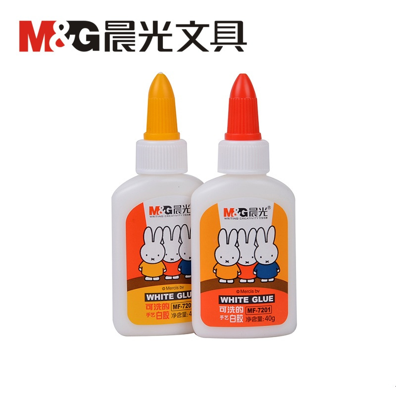 晨光(M&G)MF7201 40g米菲白乳胶 可洗白胶 DIY胶水 学生手工白胶