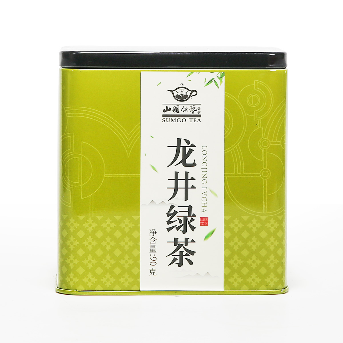 山国饮艺 春韵龙井绿茶90g 精致铁罐装 浙江龙井茶 绿茶 茶叶