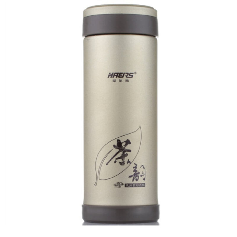 哈尔斯(HAERS) 健康紫砂保温杯 300mL HZS-300A(单位:个)