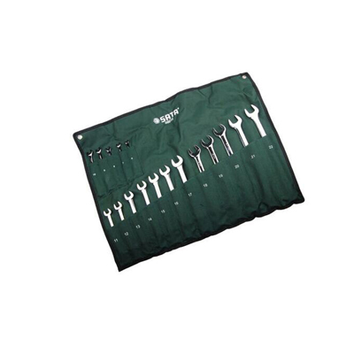 工具库 世达SATA 17件套新型全抛光两用扳手组套 08018