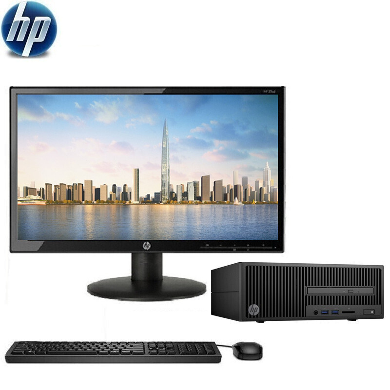 惠普(HP)280 G2 SFF商用台式电脑 20寸(I5-7500 4G 1TB DVDRW 同传 Win10H)