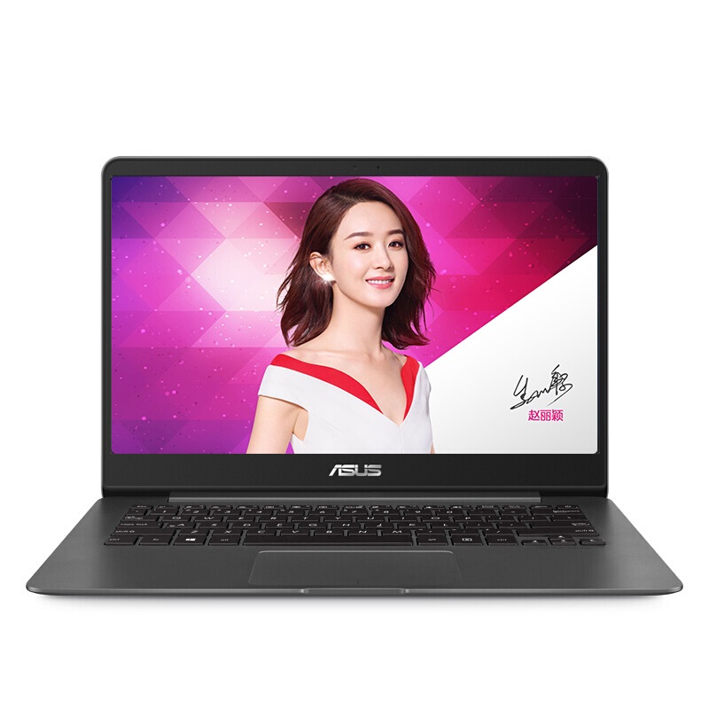 华硕(ASUS)灵耀U 14.0英寸轻薄本笔记本电脑(i5-8250U 8G 256GB固态 MX150-2G独显 IPS)石英灰(U4100)