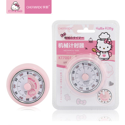 学厨 HELLO KITTY(凯蒂猫) 正版授权烘焙工具 厨房机械计时器定时器 厨房工具KT7001