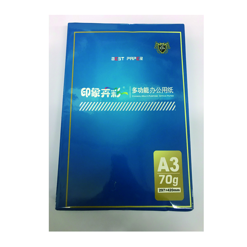 LTSM 印象卉彩 A3 70g复印纸 A3打印纸 A3纸 A3 500张/包 4包/箱