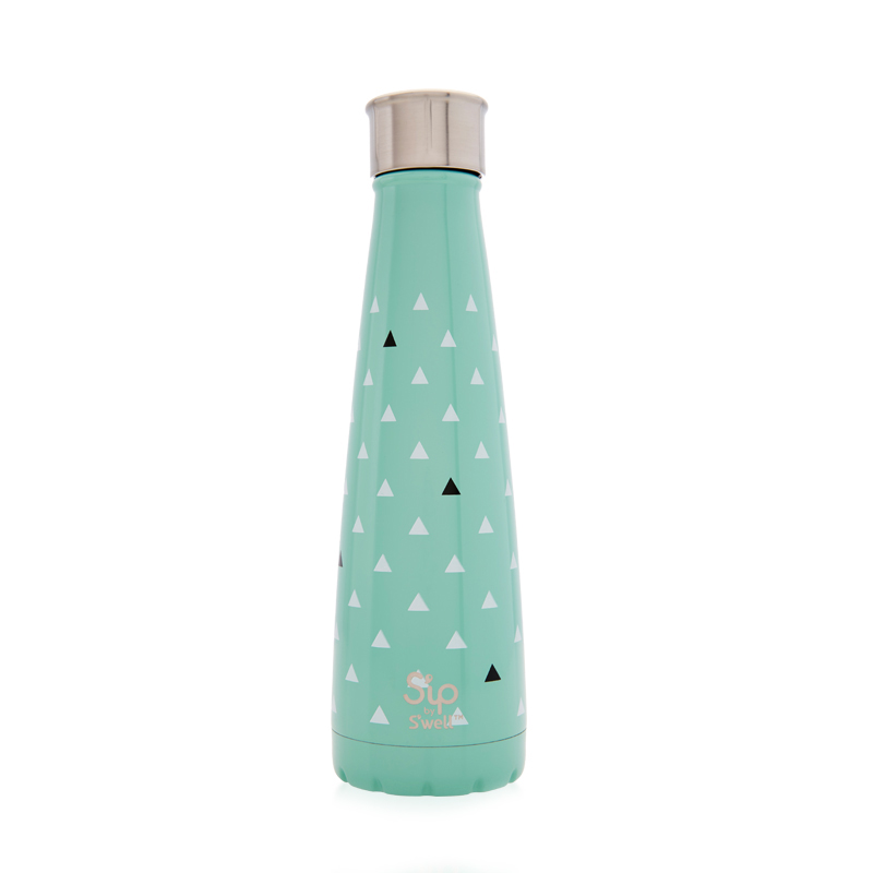 美国S'ip by S'well不锈钢保温保冷水杯男女便携式情侣杯小三角450ml