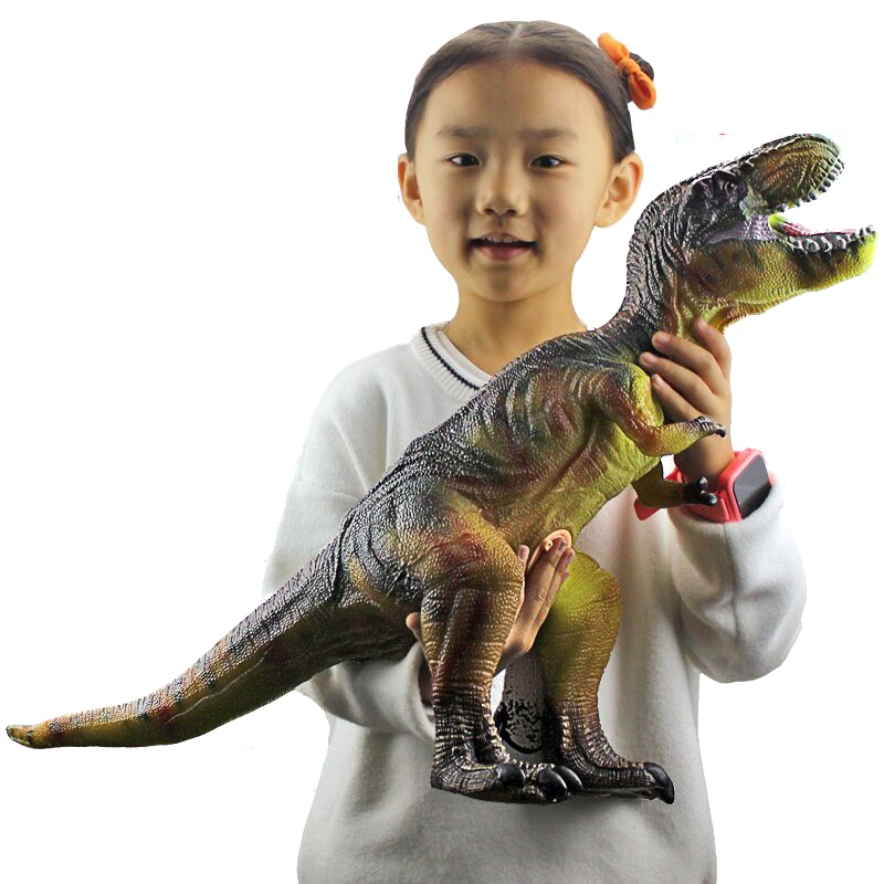 儿童玩具模型霸王龙可发声充棉发声恐龙玩具超大仿真动物软胶发声软胶霸王龙73厘米 发声软胶霸王龙73厘米