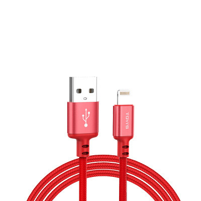 TGVI'S iphone7/8/6s/X数据线1米 MFI认证 苹果手机充电器线USB连接线 红色