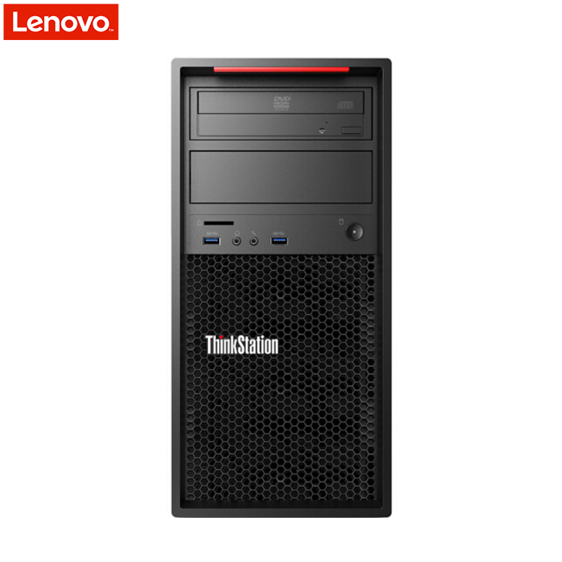 联想(ThinkStation)P320 塔式工作站 主机(I7-6700 8GB 2T+256GB固态 P2000_5G独显 DVDRW)