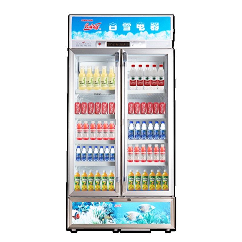 白雪SC-400FB商用立式冰柜 冷柜 商用冷藏陈列柜 展示柜 饮料柜 啤酒保鲜柜