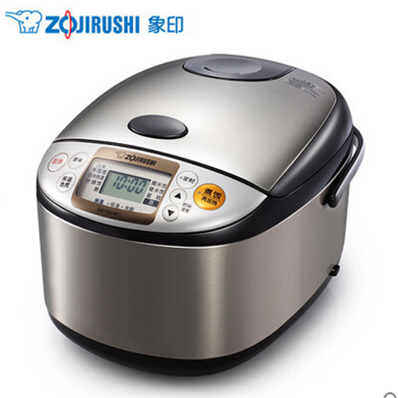 象印(ZO JIRUSHI)电饭煲NS-TSH10C 微电脑定时电饭锅3L家用带蒸笼4-6人份