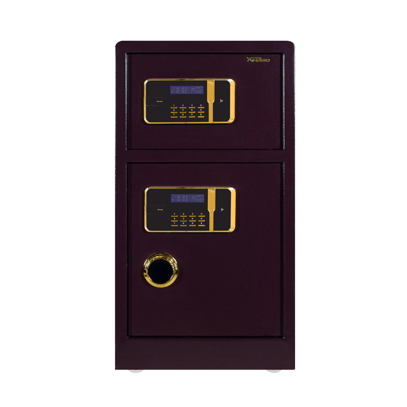 鑫辉 锐智精品系列全钢80型双门保管箱 卡其色、红闪光两色可选 H800*W430*D380