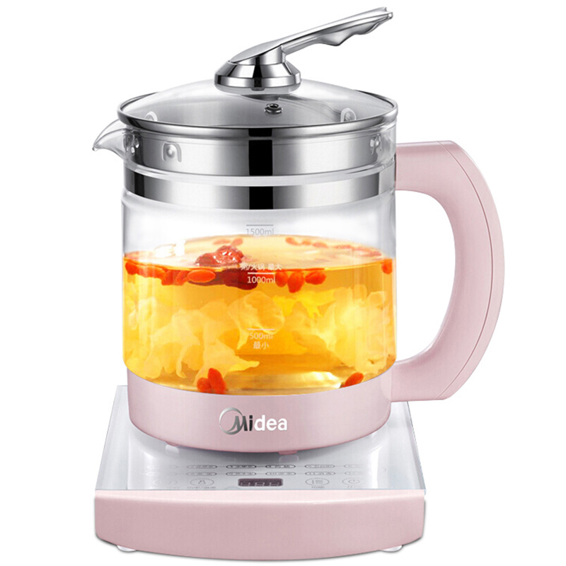 美的(Midea) 养生壶 MK-YS17Colour101 1.5L容量 一机多用 多功能烧水壶 煮茶壶