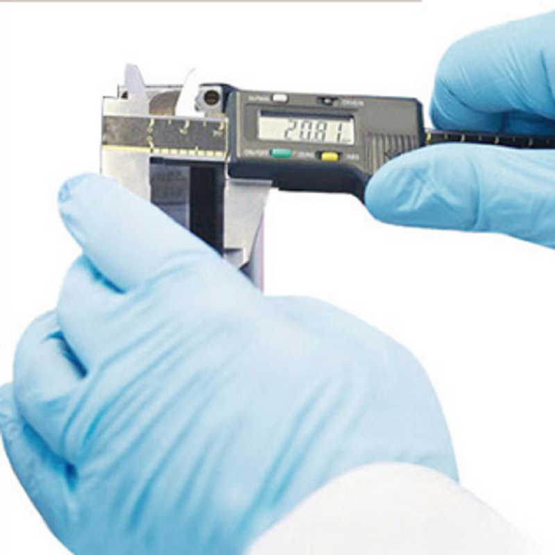 爱马斯 100只/盒 一次性蓝色丁腈手套中号（标准型、无粉、麻面）APFNC44100 （单位：盒）