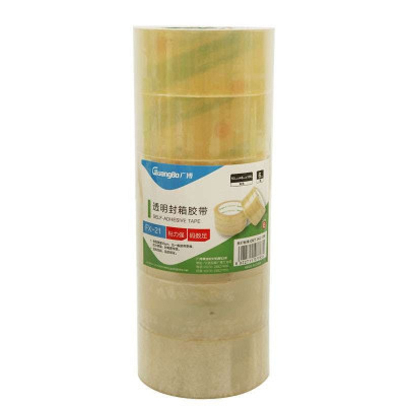 广博 4.8cm *100y 透明 封箱胶带 FX-21(单位:筒*6卷)