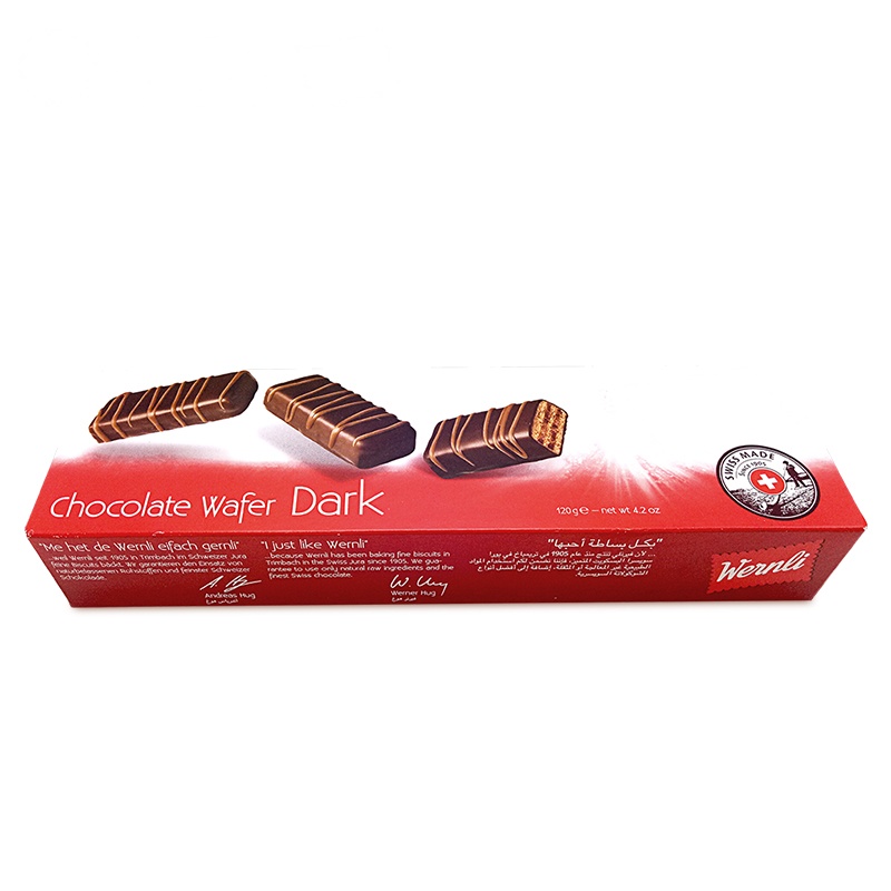 Wernli 万恩利 黑巧克力威化饼干 120g 瑞士进口