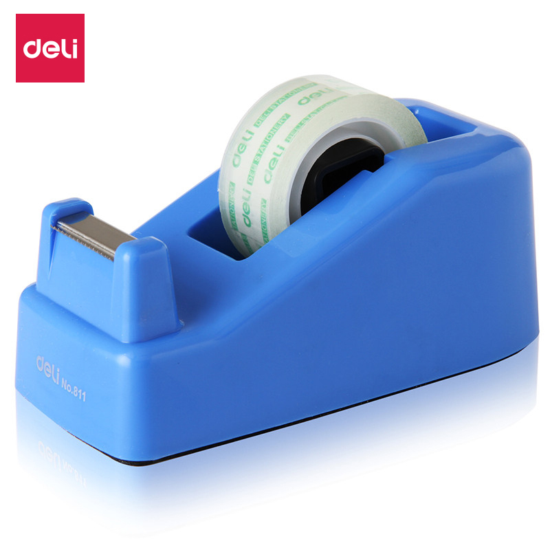 [精选]得力deli 811胶带座小号撕胶带座胶带台胶带切割器封口透明胶带胶布座18mm