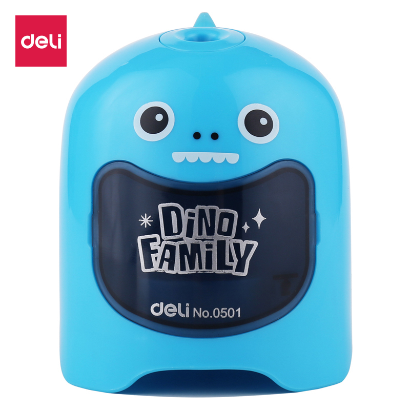 [精选]得力(deli)0501 自动/电动卷笔刀 削笔机 蓝色