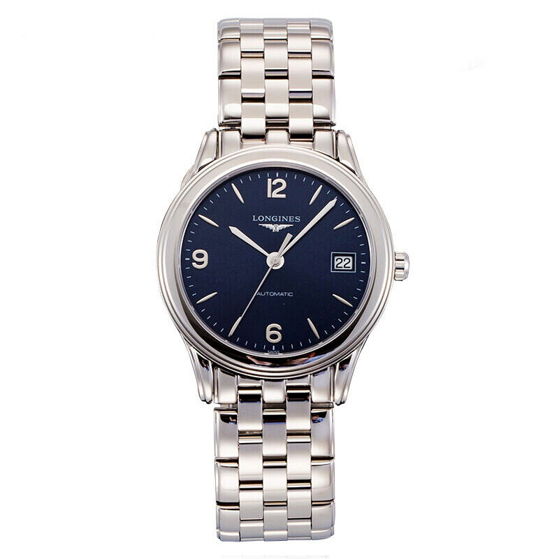 浪琴(Longines)瑞士手表 军旗系列 自动机械 商务时尚 精钢表带 男士腕表L4.774.4.96.6