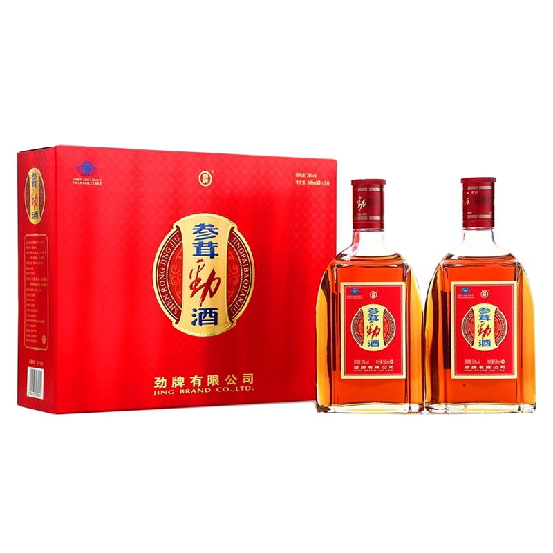 劲牌 参茸劲酒 38度 500ml*2瓶 礼盒装