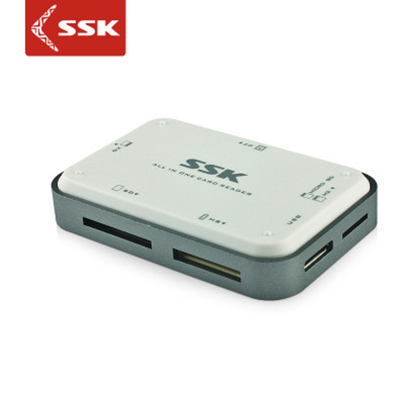 SSK 金属高速 USB3.0 多功能读卡器 SCRM056 (单位:个)