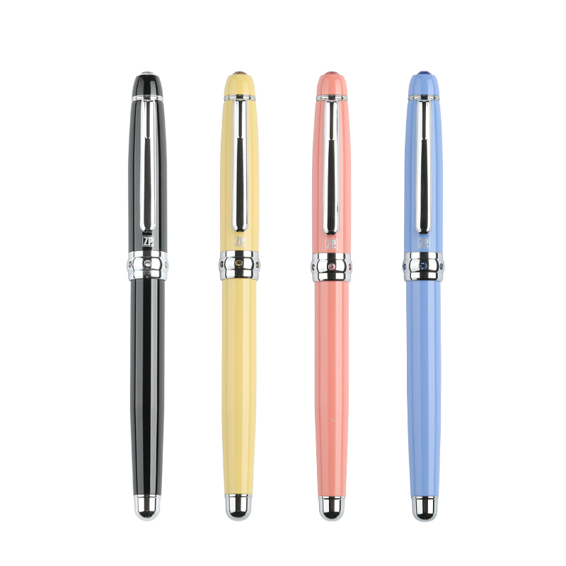 晨光(M&G)AGPW1901中性笔0.5mm 黑色水笔 多彩金属签字笔 签名笔 金属中性笔