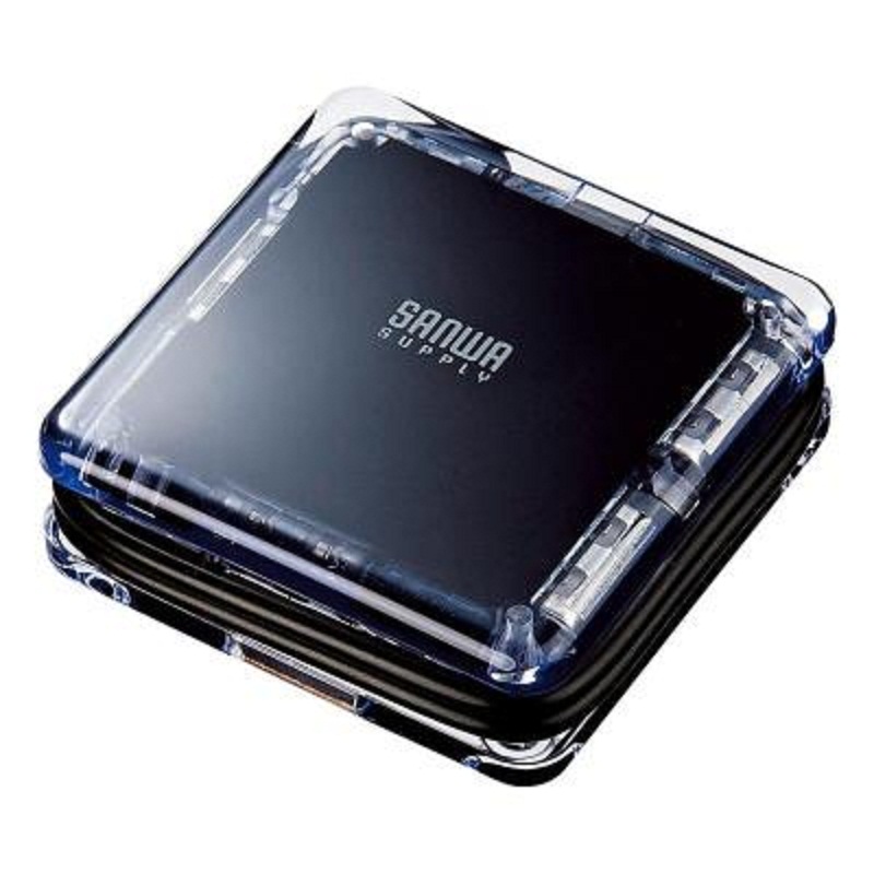 山业(SANWA SUPPLY) 袖珍型USB 黑色 集线器 USB-HUB239BK(单位:个)