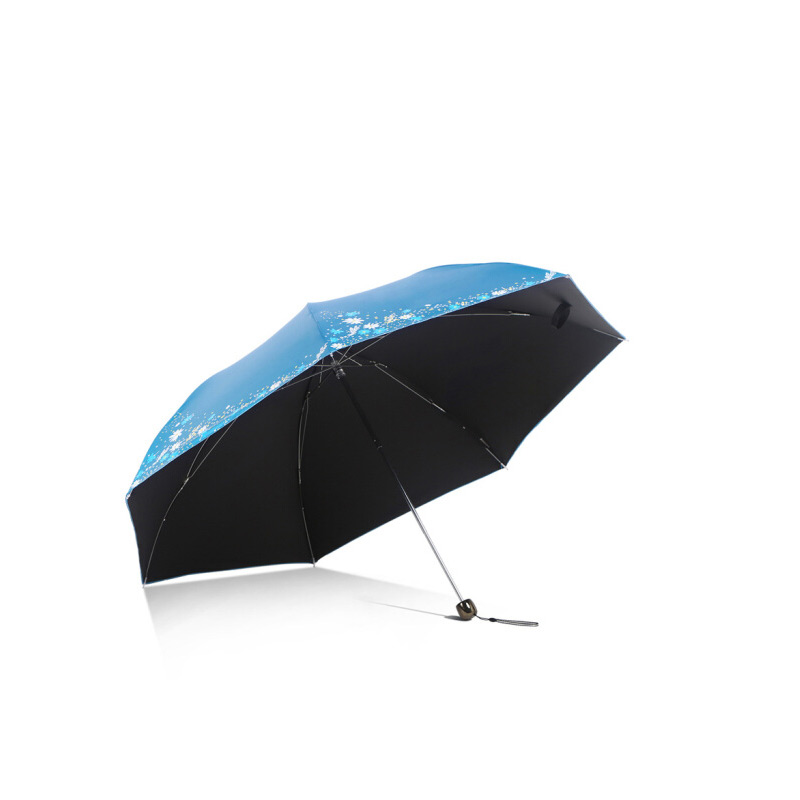 天堂伞 307 铅笔黑胶雨伞 单个装(颜色随机)(如有颜色需求请在备注中说明)