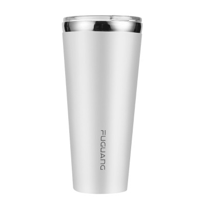 富光(FUGUANG)咖啡杯 WFZ1070-600 600ML 304不锈钢保温杯带Tritan盖马克杯便携随手杯