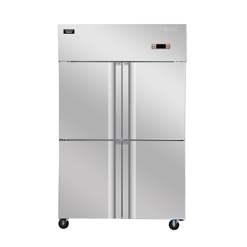 澳柯玛(Aucma) VCF-1.0D4MT-XA 1040升 厨房冰箱双温商用四门冰箱立式冷柜冷藏冷冻柜保鲜柜点菜冰柜