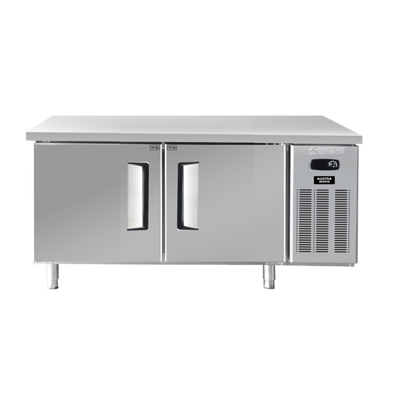 澳柯玛(Aucma) HC-0.3D2NR-XB 商用冰柜1.2米全冷藏厨房操作台铜管冷藏工作台不锈钢冷藏保鲜柜卧式冰箱