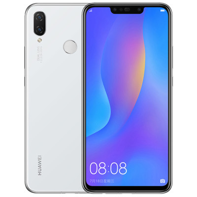 华为/HUAWEI  nova3i全面屏AI智慧四摄 6GB+64GB珍珠白移动联通电信4G全面屏全网通手机